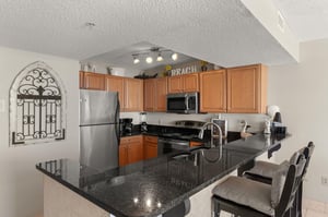 Enjoy a convenient fully equipped kitchen