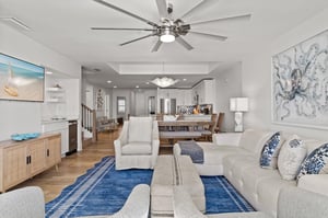 Coastalinspired decor, modern amenities....... perfect for gathering. and relaxing.