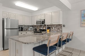 Fully equipped kitchen with Stainless Steel Appliances