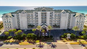 Beachfront resort with stunning turquoise waters just steps away.