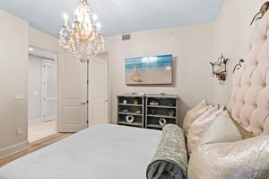 Bedroom 3 with Queen Bed and Flat Screen TV