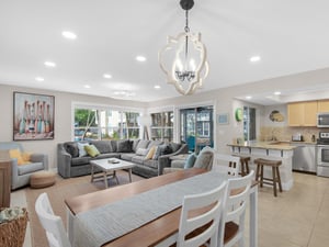 Relax in your spacious living area perfect for gathering with loved ones.