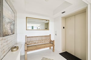 Entryway from the SemiPrivate Elevator with seating