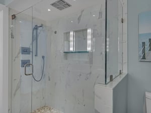 Walk in Shower in Bathroom 1
