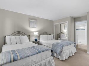 Bedroom 2 with direct Access to the Shared Guest Bathroom