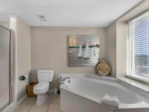 Bathroom 1 with Walkin Shower and Soaking Tub