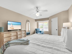 Bedroom 1 with Flat Screen TV