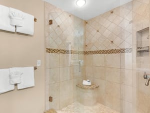 WalkIn Shower in Bathroom 1