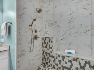 Stunning Walkin Shower in Bathroom 1