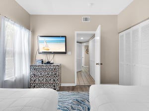Flat Screen TV in Bedroom 2
