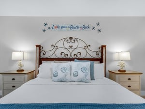 King Bed in Bedroom 1