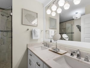 Bathroom 1 with Double Vanities