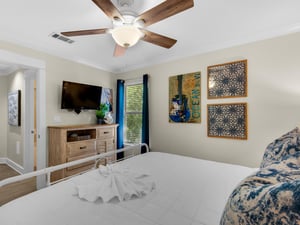 1st Floor Bedroom 2 with Flat screen TV