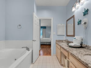 Large Tub in Bathroom 1