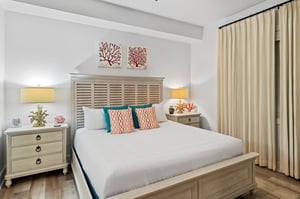 Bedroom 3 with King Bed  Flat Screen TV