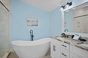 Primary Bathroom 7 with Double Vanities