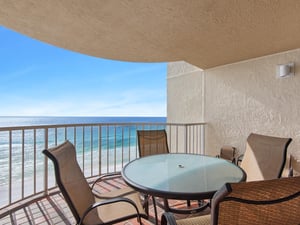 Private balcony with gulf view