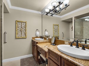 Bathroom 1 with Double Vanities