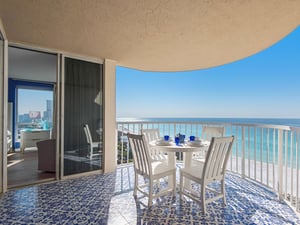 Private balcony with gulf view