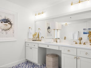 Bathroom 1 with Double Vanities