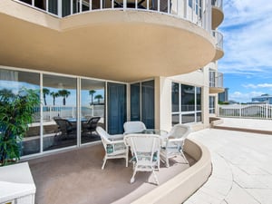 Private Poolside Balcony