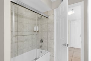 Bathroom 2 with Tub Shower Combo