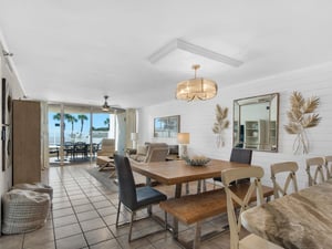 Open Kitchen, Dining and Living Area