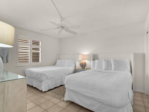Bedroom 3 with Two Double Beds