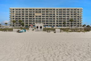 Beachfront property offering direct access to pristine sandy shores.