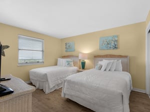 Bedroom 2 with 2 Double Beds