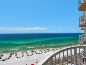 Looking West from Private Balcony