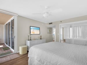 Bedroom 1 with Flat Screen TV