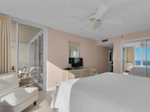 Bedroom 1 with Flat Screen TV