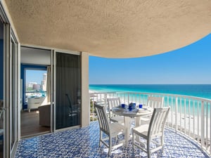Main Balcony with Gulf Views