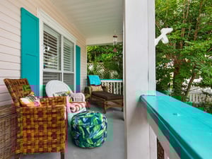 Front Porch Provides a Great Space to Enjoy Your Morning Coffee