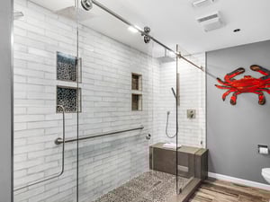 Bathroom 1 with WalkIn Shower