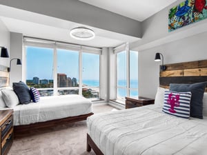 Bedroom 4 with 1 Queen and 1 Double Bed