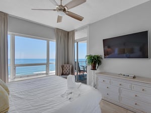 Bedroom 1 with Flat Screen TV