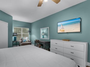 Bedroom 1 with Flat Screen TV