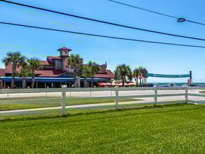 Tradewinds complex is located across from Pompano Joes