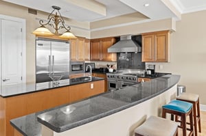 Kitchen with Bar Seating