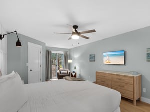 Bedroom 1 with Flat Screen TV