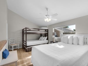 Bedroom 3 with Queen Bed and Bunk