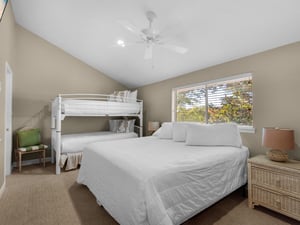 Bedroom 3 With King Bed and Bunk
