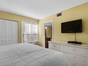 Bedroom 1 with Flat Screen TV