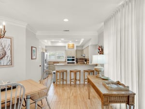 Open Living and Dining Area