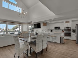 Open Living and Dining Area