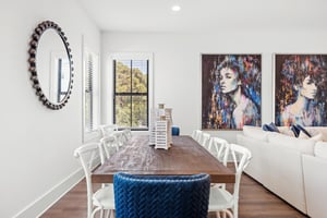 2nd floor Dining Area with plenty of seating and additional seating at breakfast bar.