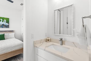 3rd floor bathroom 5 shared with king guest room and bunk room