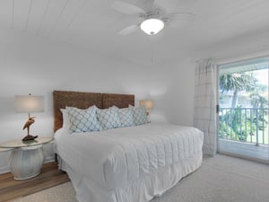 Primary bedroom with king bed 2nd floor